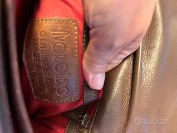 Borsa a tracolla  Ivorionero veta pelle