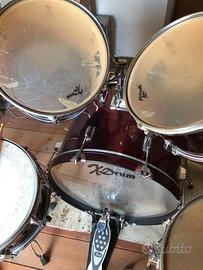 BATTERIA X DRUM RED 