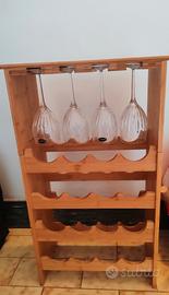 relax days scaffale 16 bottiglie vino