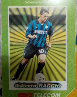 Scheda telefonica Panini rara Roberto Baggio 