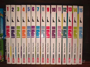 LUPIN III 1-15 Serie manga completa - Ster Comics