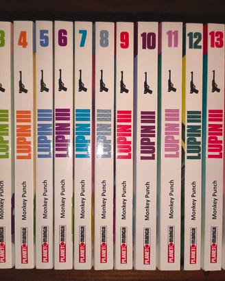 LUPIN III 1-15 Serie manga completa - Ster Comics