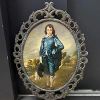 Quadro, il ragazzo in azzurro.Dimensioni 42cm x 31