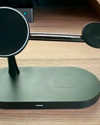 Caricatore Magnetico Wireless 5 in 1 con Lampada