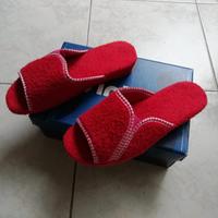 Ciabatte rosse num 39 nuove