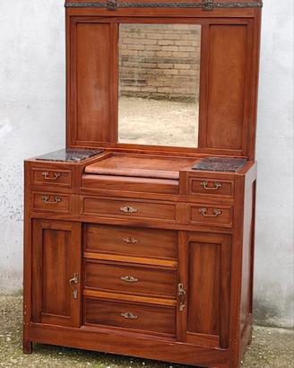 Antico d'epoca cassettone comò liberty