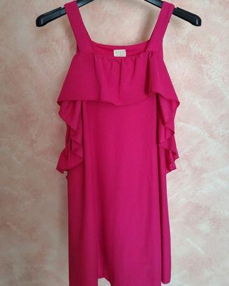 Vestito estivo ragazza fucsia Zara Girls Casual Co