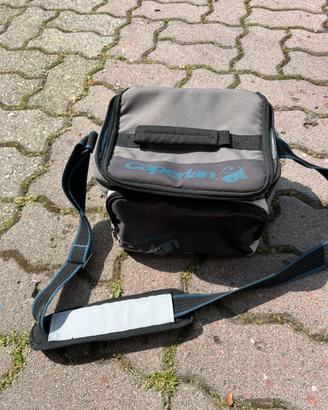 Borsa frigo pesca termica 2 scomparti tracolla
