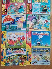 fumetti Lupo Alberto  e Cattivik