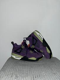 jordan 4 viola e verdi