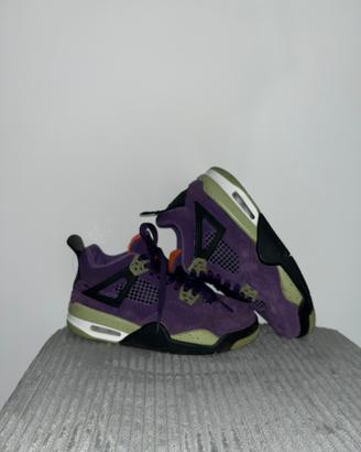 jordan 4 viola e verdi