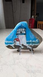 pietre dipinte ad olio