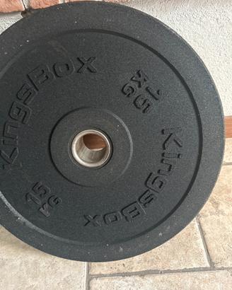 Coppia dischi bumper KingsBox 15kg
