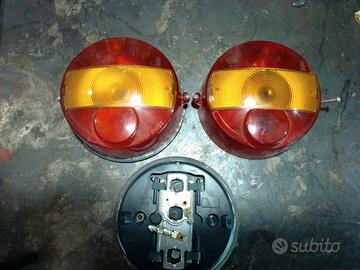 coppia fanali posteriori rimorchio 