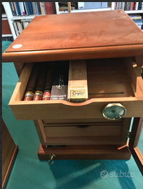 HUMIDORinLegnoESCLUSIVAsalaFUMOportaSIGARIaVETRINA