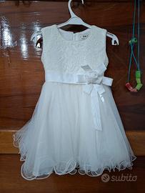 abito nuovo x battesimo o damigella per matrimonio