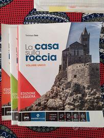 testo scolastico La casa sulla roccia 