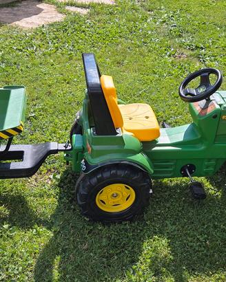 Trattorino a pedali con rimorchio 3-8 anni