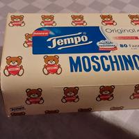 scatola vintage fazzolettini moschino 
