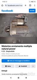 motorino avviamento 