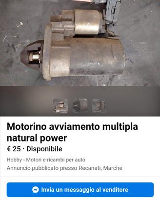 motorino avviamento 