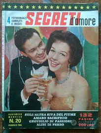 Riviste fotoromanzi -Segreti d'amore degli anni 60