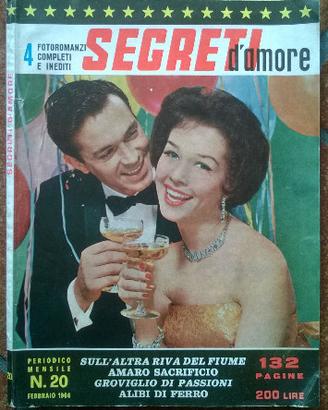 Riviste fotoromanzi -Segreti d'amore degli anni 60