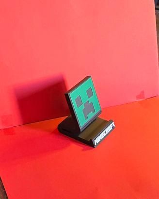 Supporto smartphone logo Minecraft