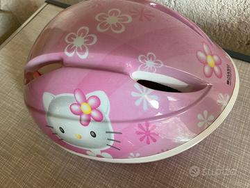 Casco hello kitty Cars +protezioni+pattini