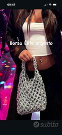 Borsa uncinetto a rete