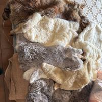 Ritagli di pelicie e pelli intere