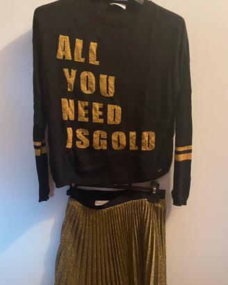 Completo Gonna e Maglia Pinko Bambina