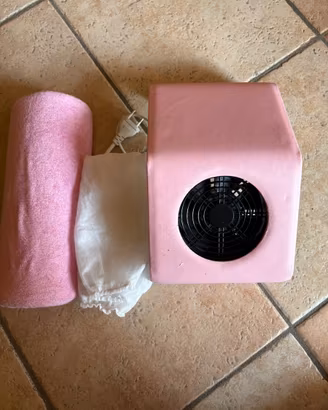 Aspiratore unghie con sacchetti lavabili