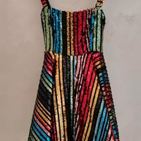 Abito Feleppa con gonna rigida Multicolor