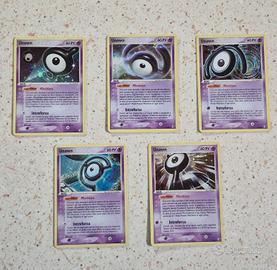 lotto carte pokemon unown 60 PV