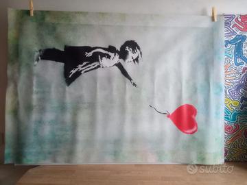 stampa banksy "ragazza con il pallone"