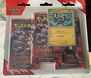 Pokemon rivali predestinati 2 blister da 3 bustine