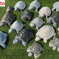 Tartarughe da giardino in pietra granito