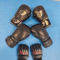 Set boxe - guantoni + guanti MMA
