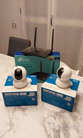 Kit 2 TP-Link Tapo C200 + Router 4G TP Link
