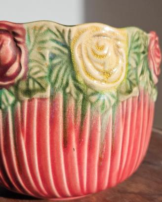 Vaso antico cachepot in ceramica 