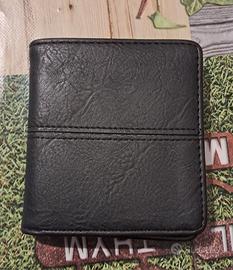 portafoglio nero in pelle 