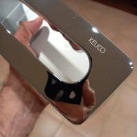 keuco portasapone acciaio cromato