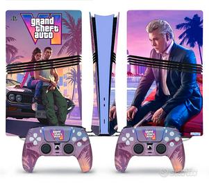 Skin PS5 Pro Digital e dualsense di GTA VI