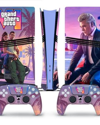 Skin PS5 Pro Digital e dualsense di GTA VI