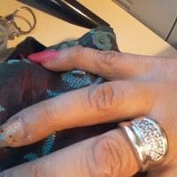 anello oro bianco lavorazione artigianale vintage 