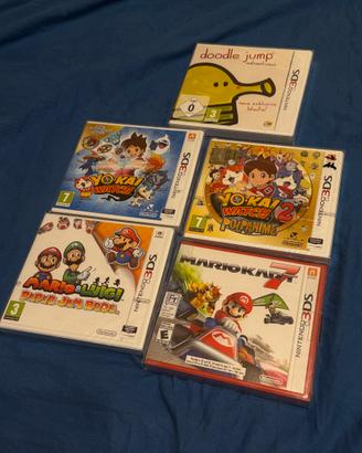 5 Giochi Nintendo 3DS Nuovo