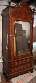 Armadio Specchiera in Legno, in stile. Originale.