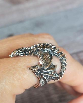 Anello Drago Avvolgente