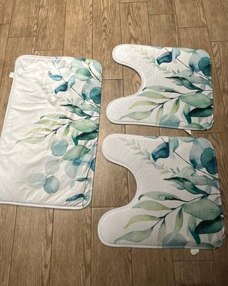 Tris tappeti bagno